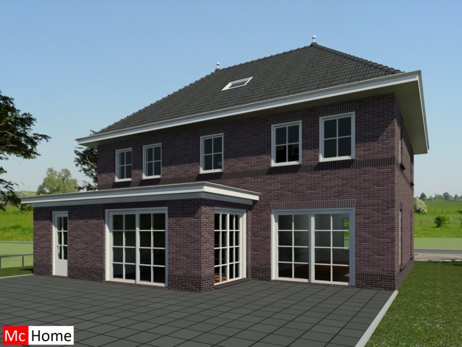Mc-Home.nl HN2 ontwerp notariswoning bouwen voor goedkopeMc-Home.nl HN2 ontwerp notariswoning goedkoper bouwen passief en energieneutraal in staalframebouw 