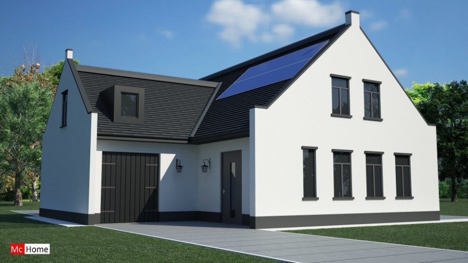 Mc-Home.nl K9 zijbeukwoning energieneutraal aardbevingsbestendig staalframebouw 