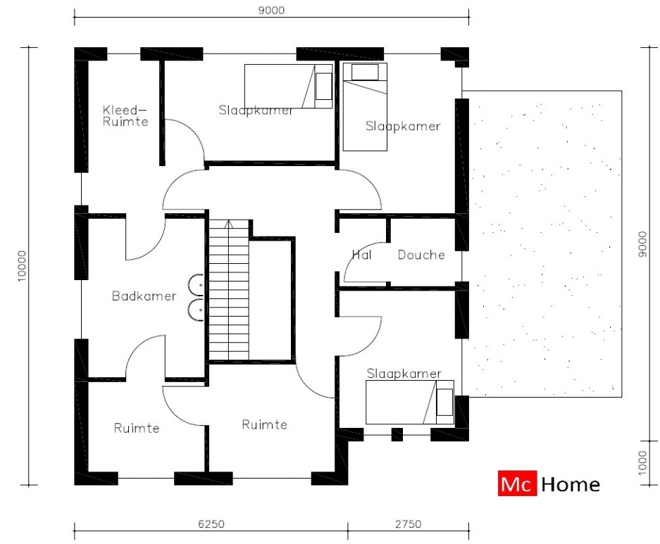 Mc-Home.nl M14 moderne woning bouwen in passiefbouw en staalframebouw