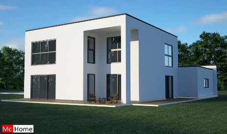 Mc-Home.nl M5 moderne kubistische energieneutrale woning