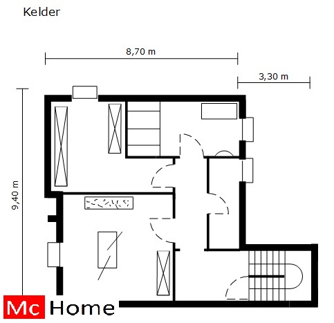 Mc-Home.nl M7 moderne passief gebouwde villawoning aardbevingbestendig energieneutraal in staalframebouw