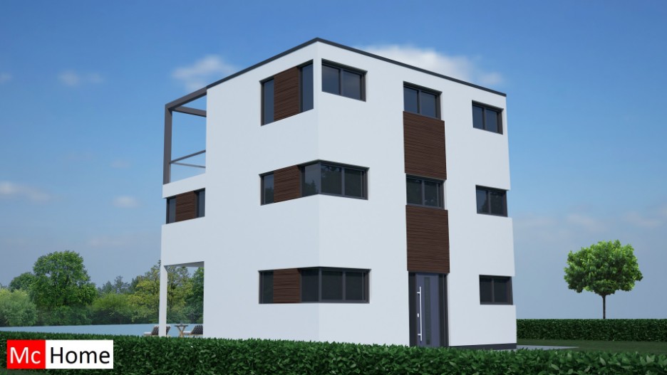 Mc-Home.nl M70 kubuswoning watervilla passief gebouwd aardbevingbestendig in staalframebouw Mc-Home.nl M70 kubuswoning watervilla passief gebouwd aardbevingbestendig in staalframebouw