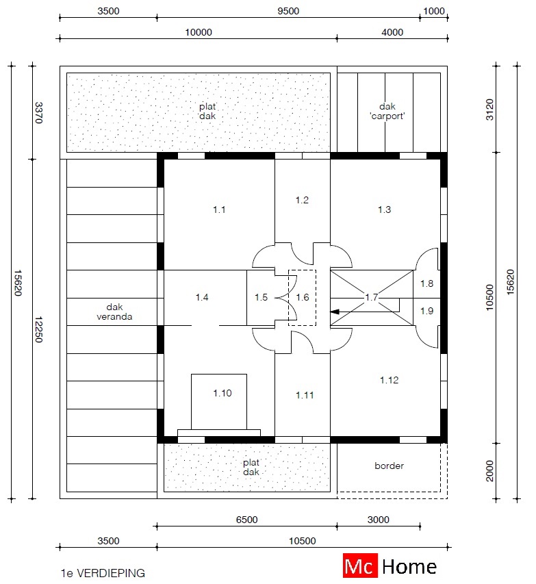 Mc-Home.nl M91 duurzame energieneutrale woning moderne bouwwijze en bouwstijl staalframebouw 