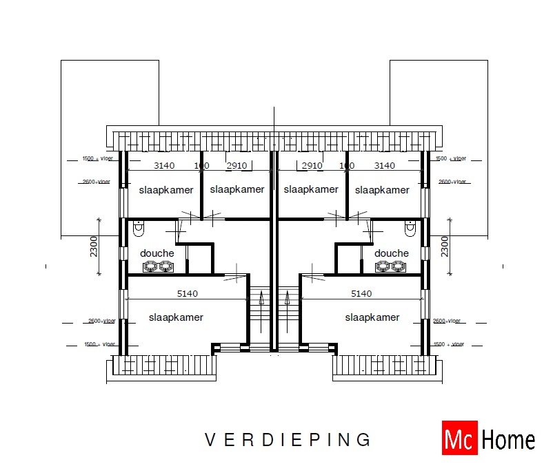 Mc-Home.nl TK 46 2 onder 1 kap geschakelde woning levensloopbestendig