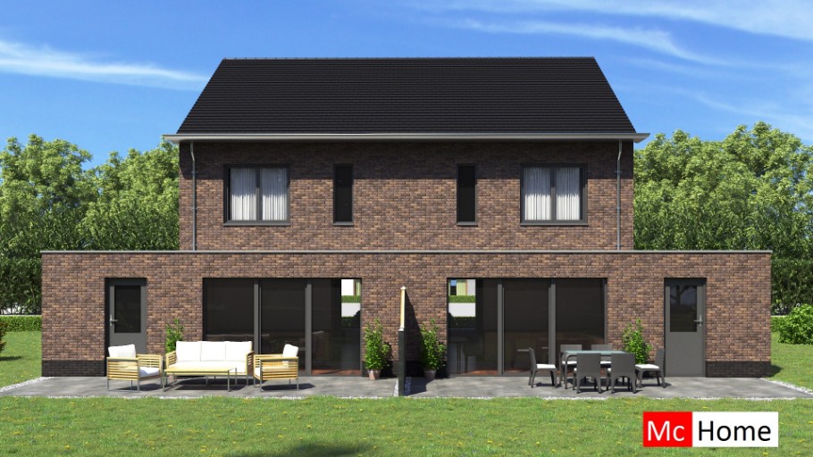 Mc-Home.nl Tk45 2 onder 1 kap geschakelde woningen betaalbaar of goedkoper bouwen