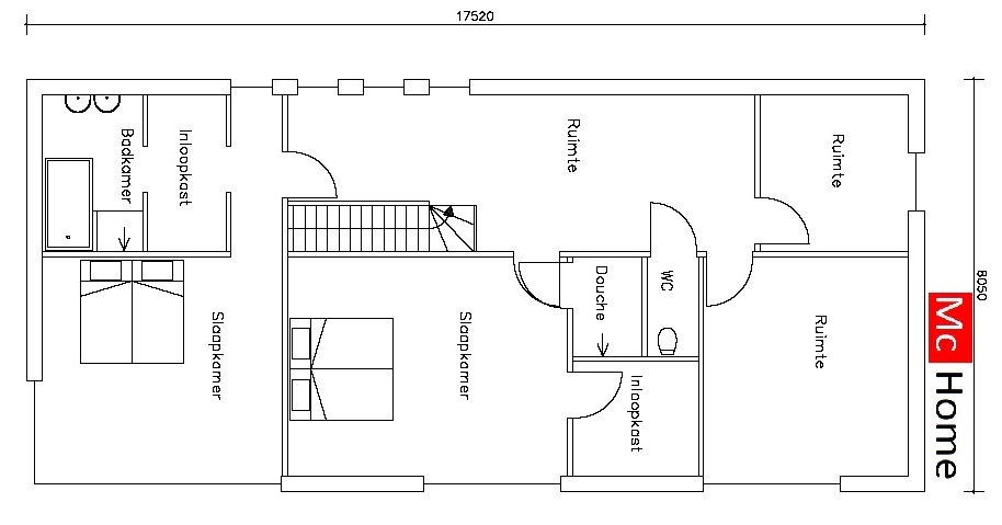 Mc-Home.nl M22 moderne kubistische woning aardbevingbestendig en passief gebouwd in staalframebouw