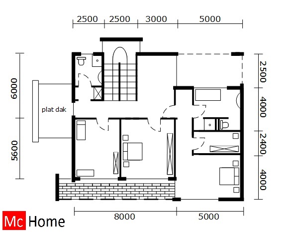 Mc-Home.nl M8v2 moderne kubistische villa passief gebouwd in staalframebouw