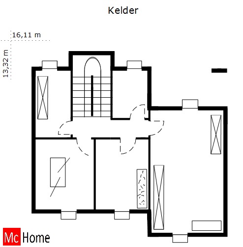 Mc-Home.nl M8v2 moderne kubistische villa passief gebouwd in staalframebouw