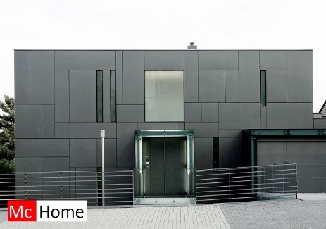 Mc-home.nl Eternit Equitone tectiva moderne gevelbekleding staalframebouw energieneutraal