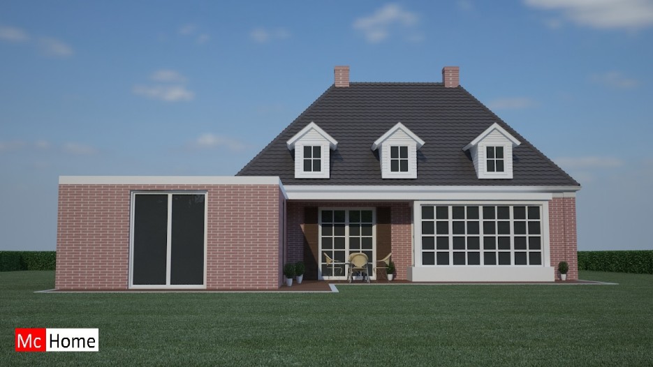 Mc-home.nl HN33 klassieke notariswoning ontwerpen en bouwen energieneutraal met modern bouwstysteem staalframebouw of houtskelet