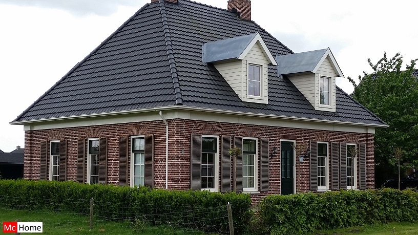 Mc-home.nl HN33 klassieke notariswoning ontwerpen en bouwen energieneutraal met modern bouwstysteem staalframebouw of houtskelet