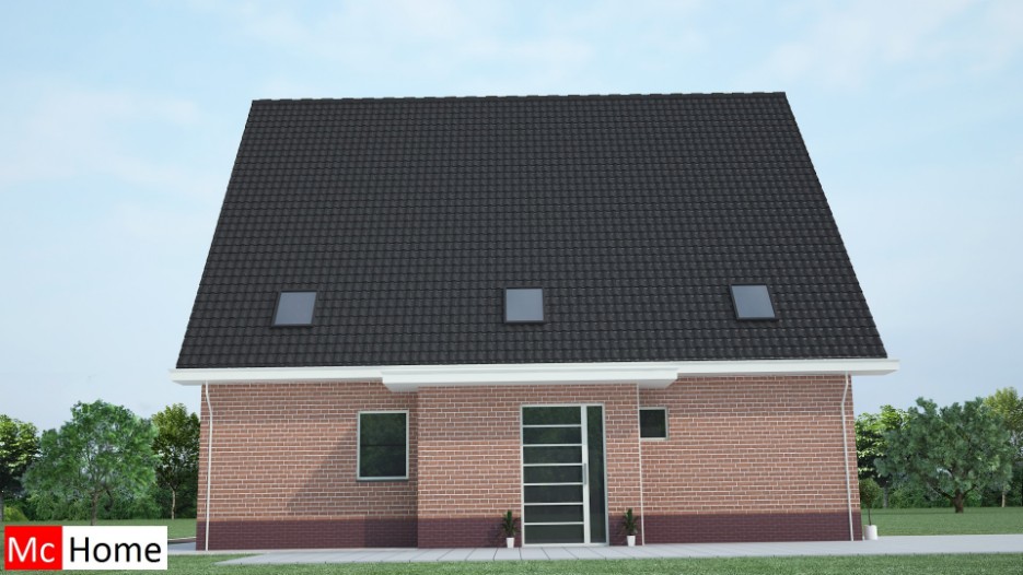 Mc-home.nl K31 duurzame energieneutrale woning met kap staalframebouw eigentijds ontwerp