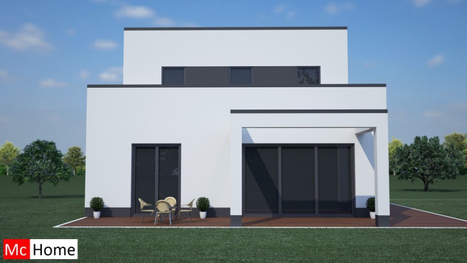 Mc-home.nl M15 moderne kubistische villa met garage in kelde Mc-home.nl M15 moderne kubistische villa met garage in kelde