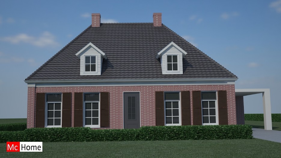Mc-home.nl HN33 klassieke notariswoning ontwerpen en bouwen energieneutraal met modern bouwstysteem staalframebouw of houtskelet
