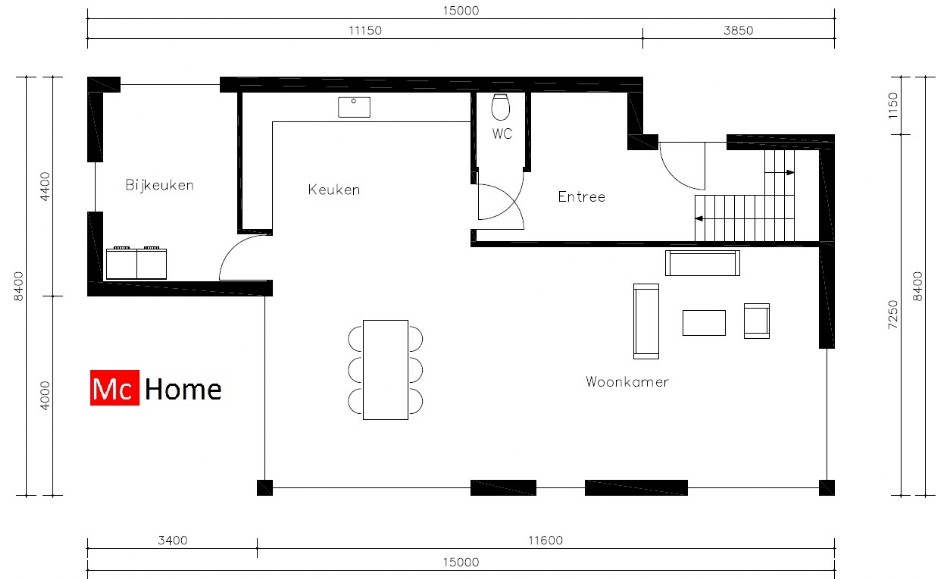 Mc-Home.nl M23 moderne villa met groot dakterras passief aardbevingbestendig en passief gebouwd Mc-Home.nl M23 moderne villa met groot dakterras passief aardbevingbestendig en passief gebouwd