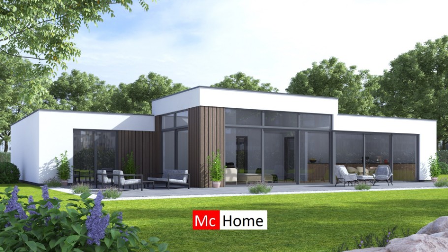 McHome B170 levensloop woning woonkamer verhoogd plafond Staalframebouw Nederland  McHome B170 levensloop woning woonkamer verhoogd plafond Staalframebouw Nederland