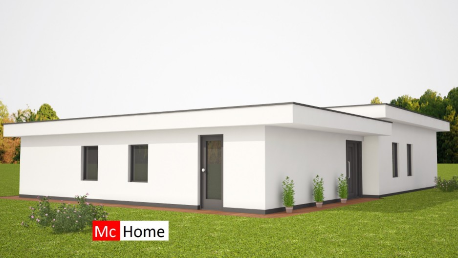 McHome B98 moderne levensloopbestendige bungalow energieneutraal warmtepomp hoge plafonds