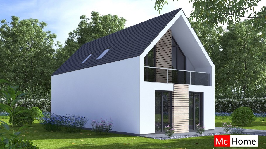 McHome K 122 schuurwoning ontwerp en plattegrond staalframebouw Nederland