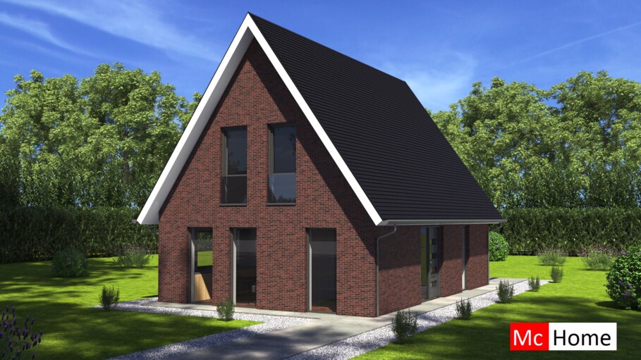 McHome K143 woning met kap enegriearm gebouwd met staalframebouw