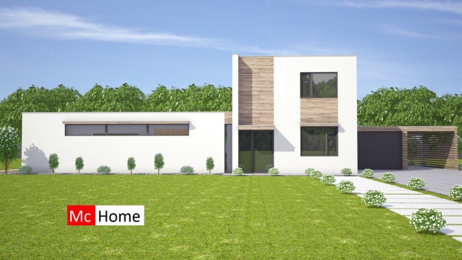 McHome M 358V2 levensloopbestendige bungalow kleine verdieping staalframebouw Nederland
