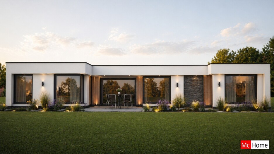 Mc-Home Levensloopbestendige bungalow met inpandige garage of berging energieneutraal B70