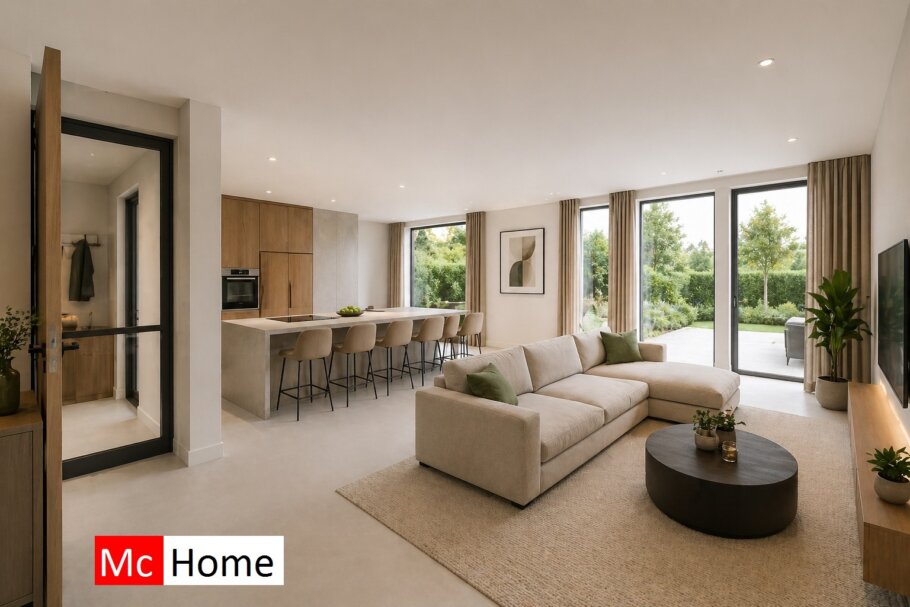 McHome.nl M406 moderne kubistische woning staalframe