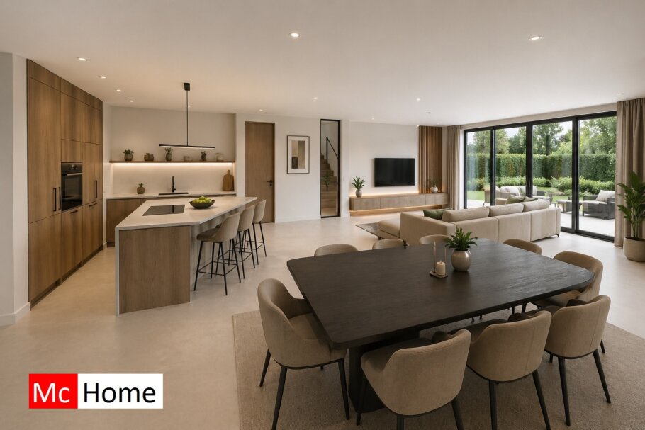 McHome.nl M406 moderne kubistische woning staalframe