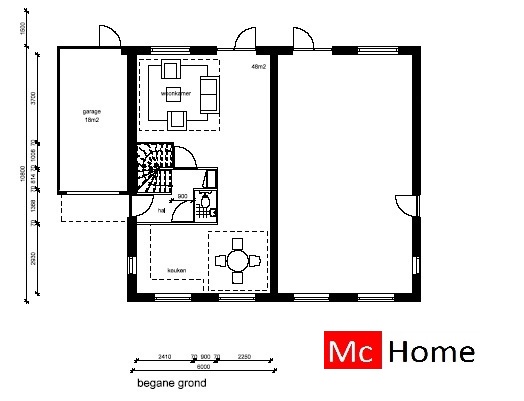 McHome.nl TK1 tweeondereenkap 2 onder 1 kap geschakelde woningen energieneutraal passief  staalframebouw