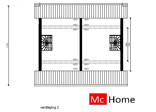 McHome.nl TK1 tweeondereenkap 2 onder 1 kap geschakelde woningen energieneutraal passief  staalframebouw
