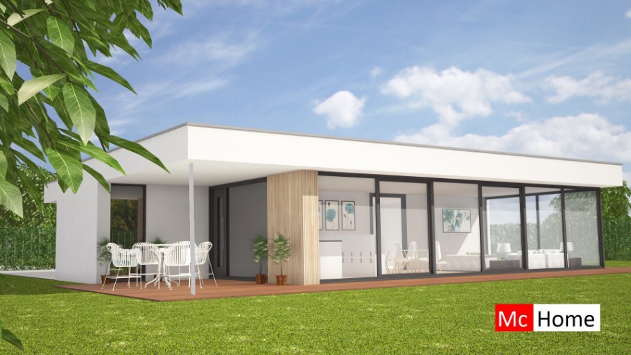 McHome.nl type B107 levensloopbestendige gelijkvloerse woningen staalframebouw Nederland