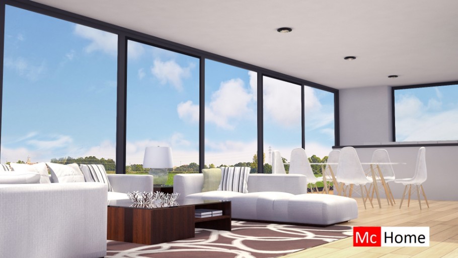 McHome.nl type B107 levensloopbestendige gelijkvloerse woningen staalframebouw Nederland