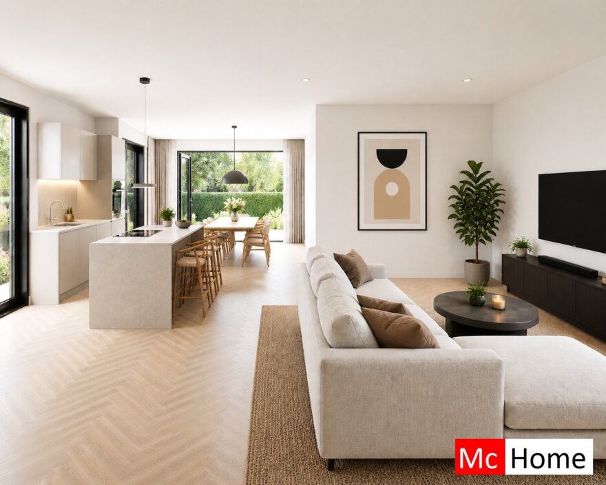 McHome.nl voor  interieur inspiratie foto van woningen met een kap en schuurwoningen type K-156