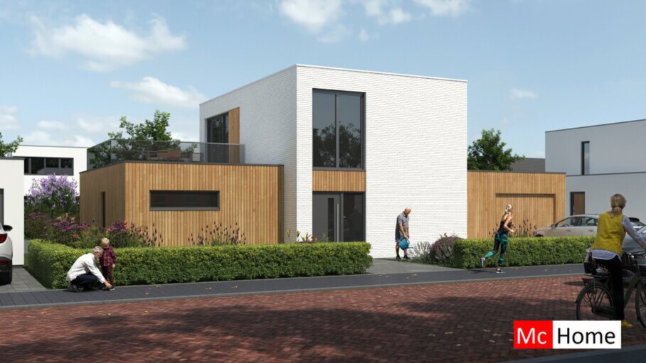 McHome.nl ontwerp type M401 modern energie-arm circulair bouwsysteem