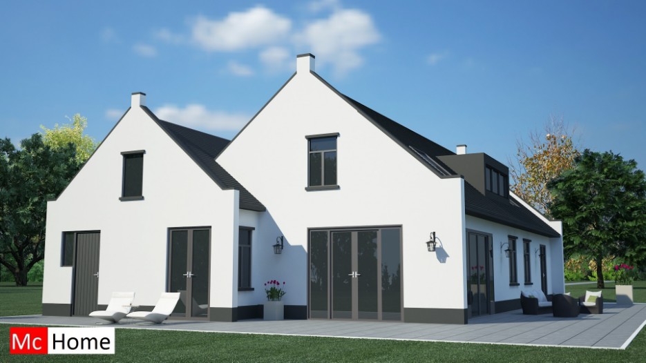 Mch-home.nl K12 mooi klassiek woningontwerp langskap energieneutraal staalframebouw passiefbouw 