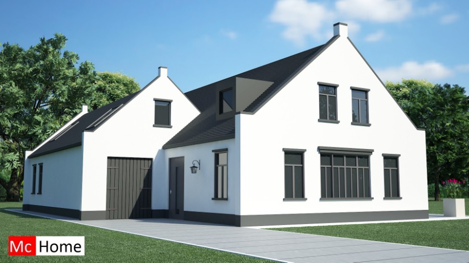 Mch-home.nl K12 mooi klassiek woningontwerp langskap energieneutraal staalframebouw passiefbouw 