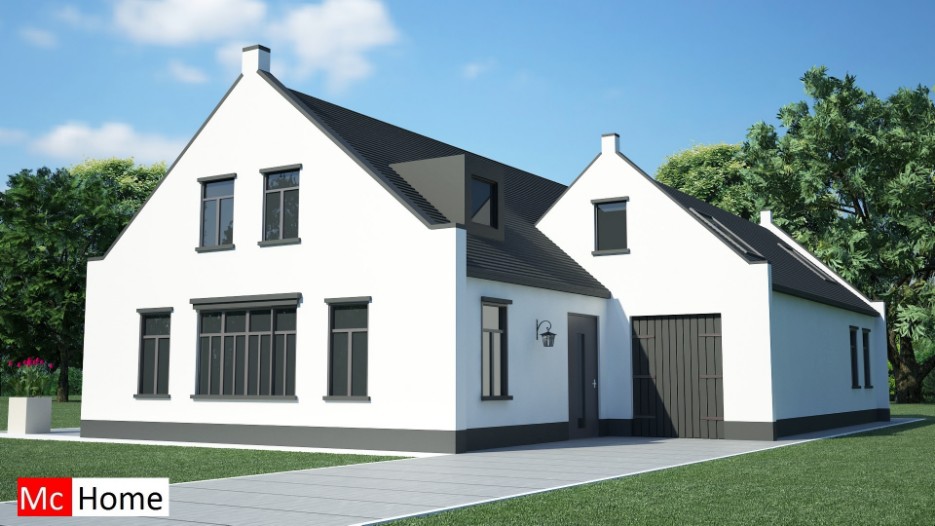 Mch-home.nl K12 mooi klassiek woningontwerp langskap energieneutraal staalframebouw passiefbouw 
