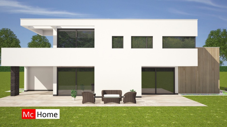 Moderne Kubistische villawoning met groot dakterras en inpandige garage M178 Mc-Home