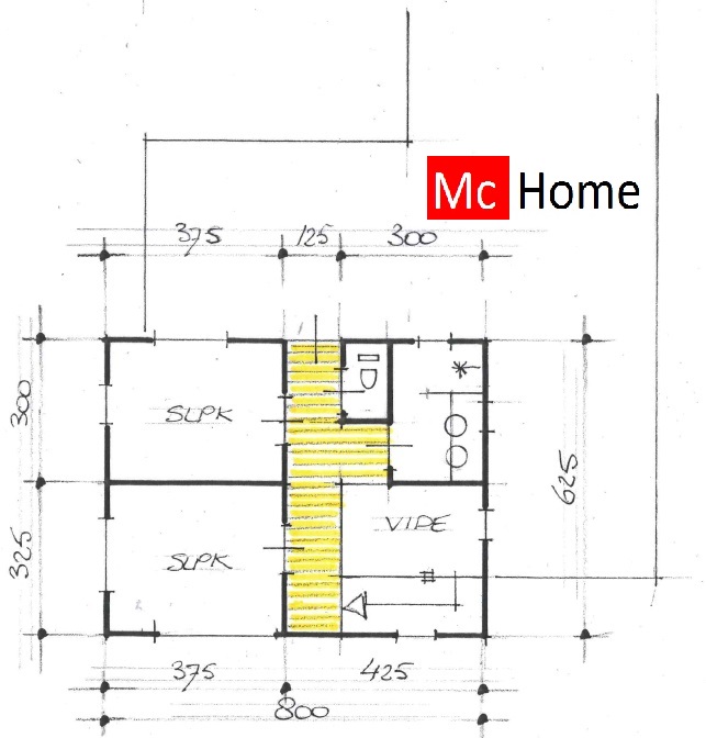 Moderne gelijksvloerse woning levensloopbestendig kleine verdieping Mc-Home M233 