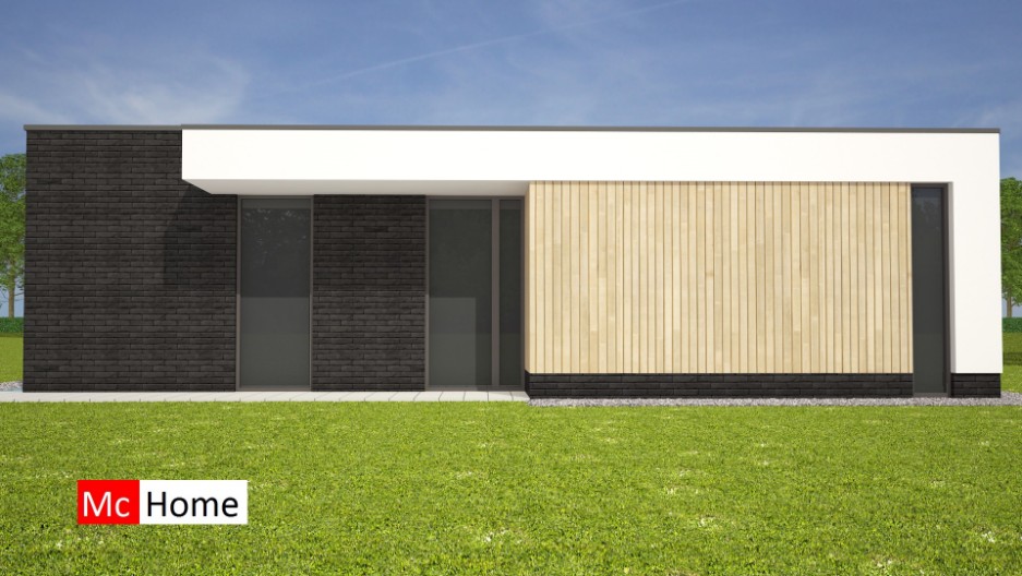 Moderne gelijksvloerse woning of bungalow onderhoudsarm energieneutraal Mc-Home B87