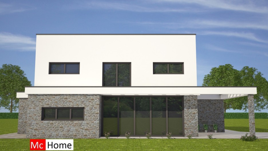 Moderne-kubistische-woning-met-natuursteen-gevelafwerking-en-vrij-indeelbare-ruimtes-M163-Mc-Home