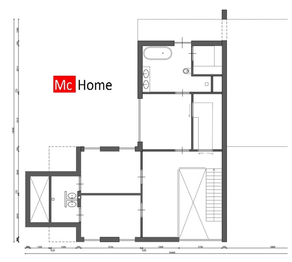 Moderne kubistische woning met veel licht glas overstekken grote garage onderhoudsvrije materialen in staalframebouw systeem M131