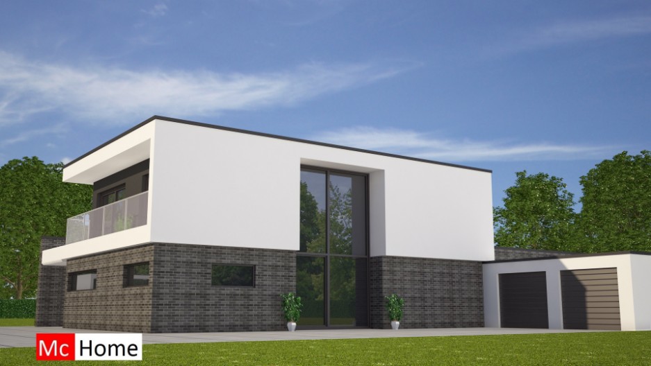 Uitgelezene moderne kubistische villa onder architectuur M96 - McHome BX-86