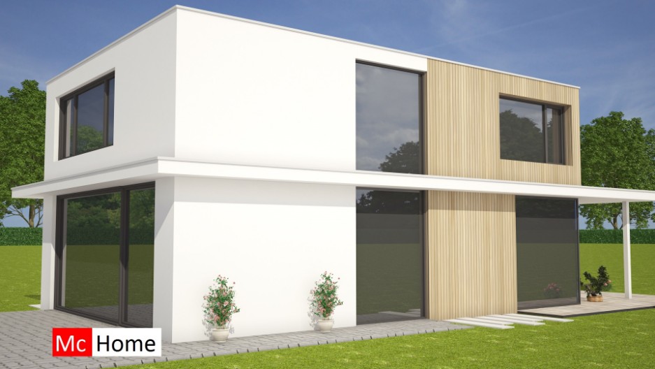 Ontwerp en bouw uw nieuwe energieneutrale moderne villa woning huis samen met Mc-Home M181