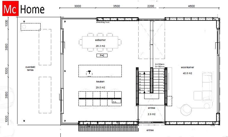 Ontwerp en bouw uw nieuwe energieneutrale moderne villa woning huis samen met Mc-Home M181