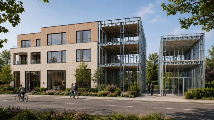 Staalframebouw als hoofddraagconstructie voor woningbouw