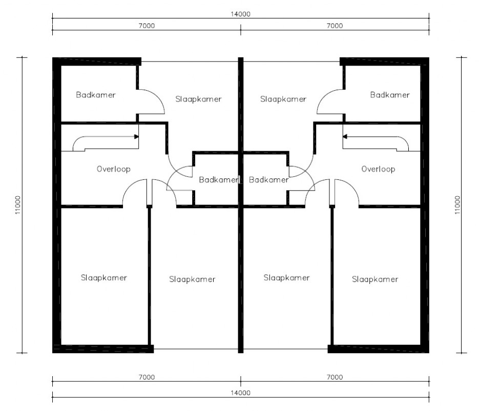 TK 34 Mac-Home.nl Moderne 2 onder 1 kap woning bouwen energieneutraal in staalframebouw traditioneel of houtskeletbouw