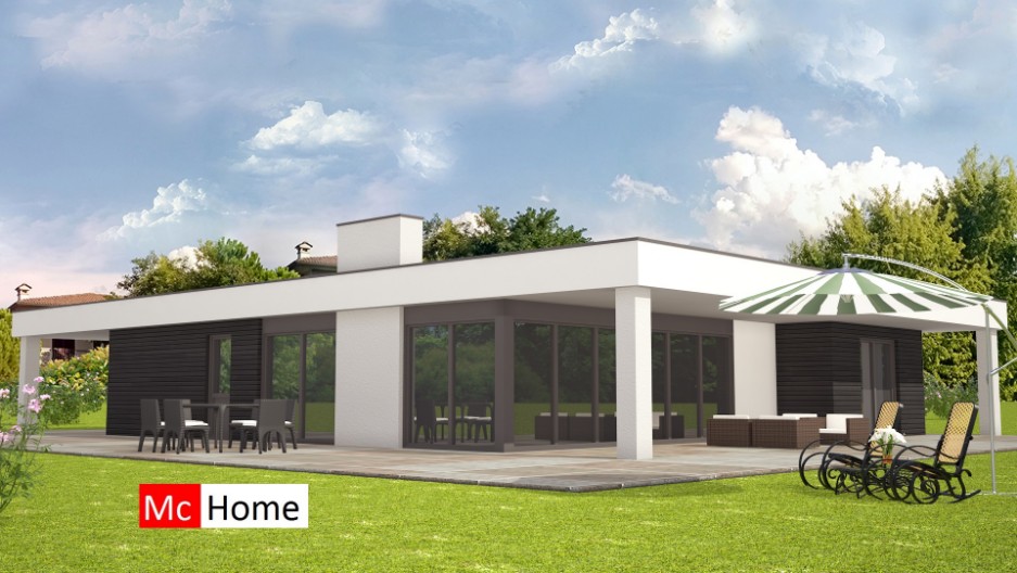 Vrijstaande Prefab bungalow ontwerpen en bouwen met Mc-Home type B82