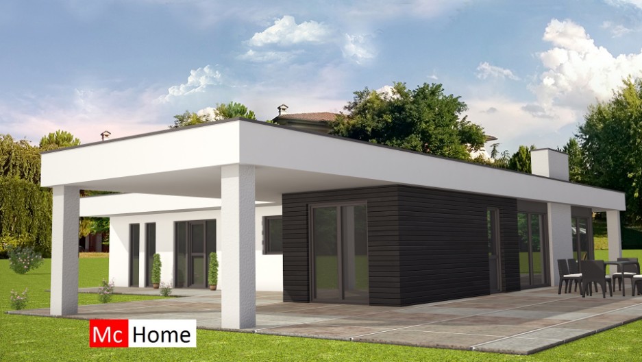 Vrijstaande Prefab bungalow ontwerpen en bouwen met Mc-Home type B82