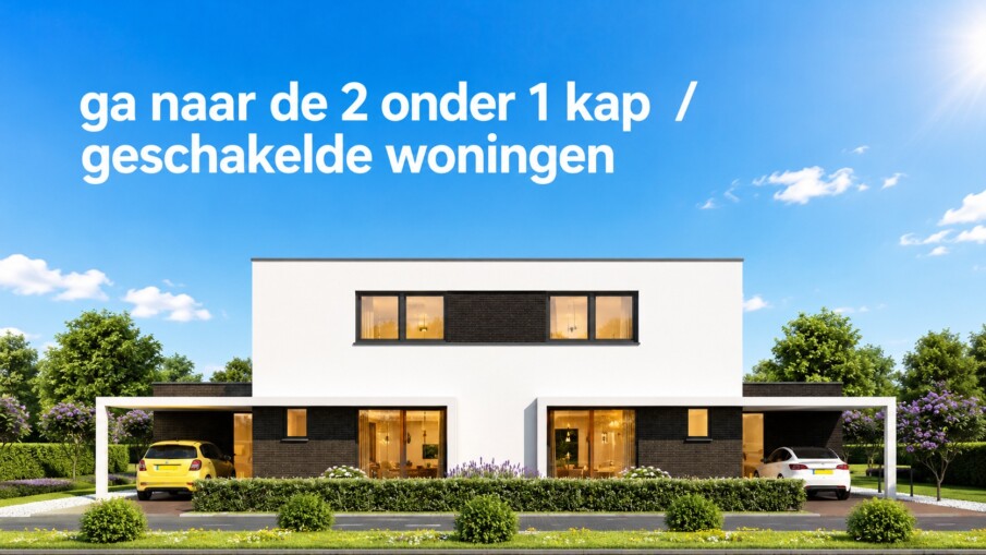 Mc-Home.nl voor ontwerp en bouw van geschakelde of 2 onder 1 kap woningen