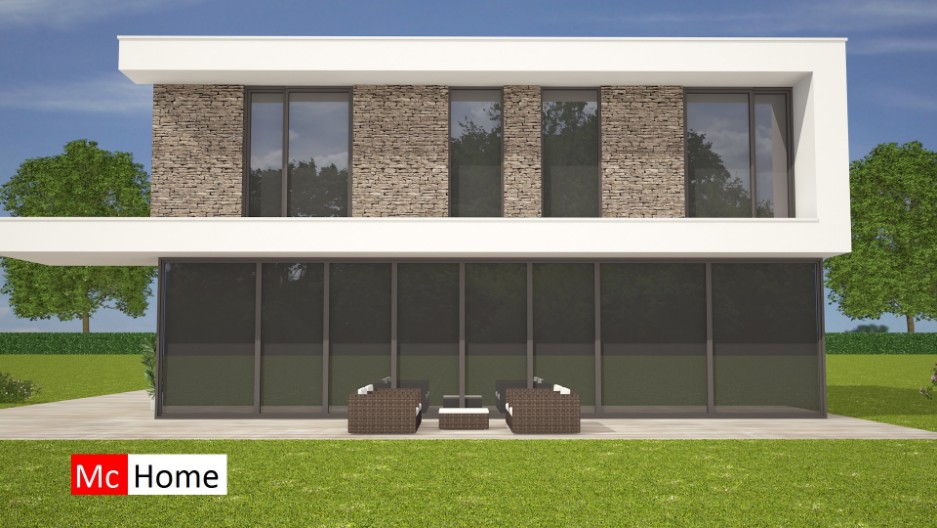 ik ontwerp mijn eigen moderne villa samen met Architect Mc-Home villabouw M184